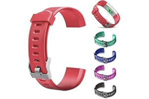 FIORKY ID115Plus HR Replacement Bands, Colorful Replacement Watchband for ID115Plus HR Fitness Tracker Smart Watch