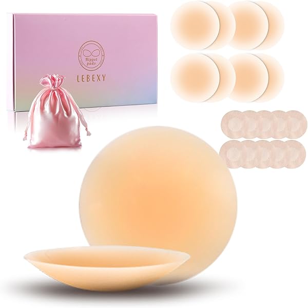 Mihauuke Silikon Nippelabdeckungen - Unsichtbare Brustpads Für Körbchen A-C