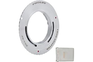 PHOLSY Anello Adattatore per Lenti Messa a Fuoco Manuale Compatibile con Obiettivi Exakta (Non Compatibile con Topcon) Mount e Canon EOS EF-Mount Corpo Fotocamera, Exakta su EOS