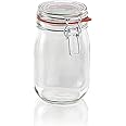 Leifheit Drahtbügelglas 135 Ml - Spülmaschinenfestes Einmachglas Mit Bügelverschluss