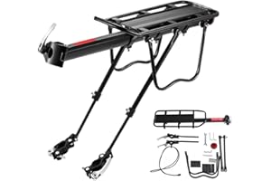 VARUN Portaequipajes Universal de Aleación de Aluminio para Bicicleta de Montaña MTB de 24-29 Pulgadas