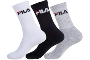 Fila Tennis Fashion Calcetines de Tenis (Pack de 3) Unisex Adulto