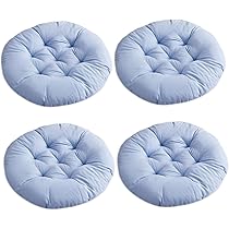 2 Cuscini Rotondi Per Seduta - Diametro 14 Pollici, Morbidi, Per Interni Ed Esterni - Foto 8