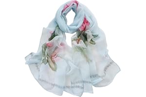 FAIRYGATE Scarfs for Women Sale Womens Shawls Wraps for Wedding Party Evening Bridal Chiffon Scarf Sarong Cover Ups Ladies Scarves 20A51