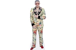CELEBRITY CUTOUTS Bad Bunny (Floral Suit) tamano reducido