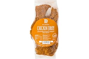 Dewkes Bulk Pack of Chicken Jerky Dog Treats - Long Lasting, Natural, Hypoallergenic Chews for Dogs - Healthy, Furless, Hideless, and Ideal for Dog Owners