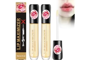 2 st plumping Lip Maximizer serum, 3D läpp plumper extrem, läpp maximizer hyaluronic läppplumper, läppglans förstärkare booster volym, eliminerar torrhetsveck och förbättrar fylligheten
