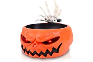 DTYDECLE DIYDEC Halloween-Kürbis-Animatronik-Spielzeug, Halloween-Dekoration