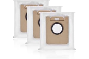 Dreame ×3 bolsas de polvo de 3 litros de capacidad compatibles con el robot aspirador L10 Ultra, L10s Ultra, L20 Ultra, L10s Pro Ultra, Vaciado rápido