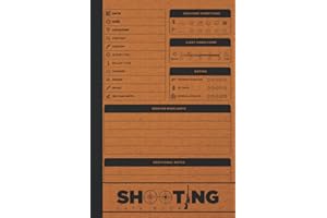 Shooting Data Book: Shooting Log Book With Target Diagrams - Shooting Notebook - Shooting Record Book - Long Range Shooting Logbook - Marksman Gifts