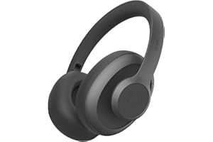 Fresh 'n Rebel Clam Ace Bluetooth Kopfhörer Over Ear mit Hybrid Active Noise Cancelling, 60 Stunden spielzeit, Perfect Calling, Schnellladung, Wind-Noise Cancelling, Tastensteuerung (Schwarz)
