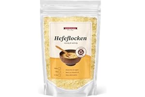 Feinwälder® Hefeflocken 1 kg – reich an Vitaminen, ideal zum Verfeinern von Gerichten, als Käseersatz und für die vegane Ernährung 100 % natürliche Nährhefe, Edelhefeflocken, glutenfrei, Yeast Flakes