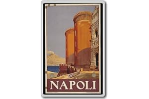 PHOTOSIOTAS Napoli, Italy - Vintage Travel Fridge Magnet - Calamita da frigo
