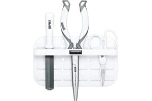 ‎RAPALA Rapala - Klemme und Magnettafel Angler's Magnetic Tool Holder - Angelzubehör - Hochleistungs-Kunststoff-Magnetleiste - Zur Werkzeugaufbewahrung Anleitung - Weiß