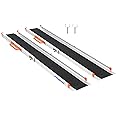 Ruedamann 5'L × 8.3" W Adjustable Aluminum Wheelchair Ramp,600lbs Capacity,Portable Telescoping Non-Skid Surface Wheelchair Ramp for Home, Stairs, Steps