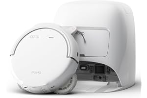 DJI ROMO S Robot Aspirateur Laveur, Aspirateur Robot de 25 000 Pa, détection de Niveau Drone, Deux Bras robotiques, 200 Jours sans Maintenance, Lavage et séchage Auto des tampons de serpillière