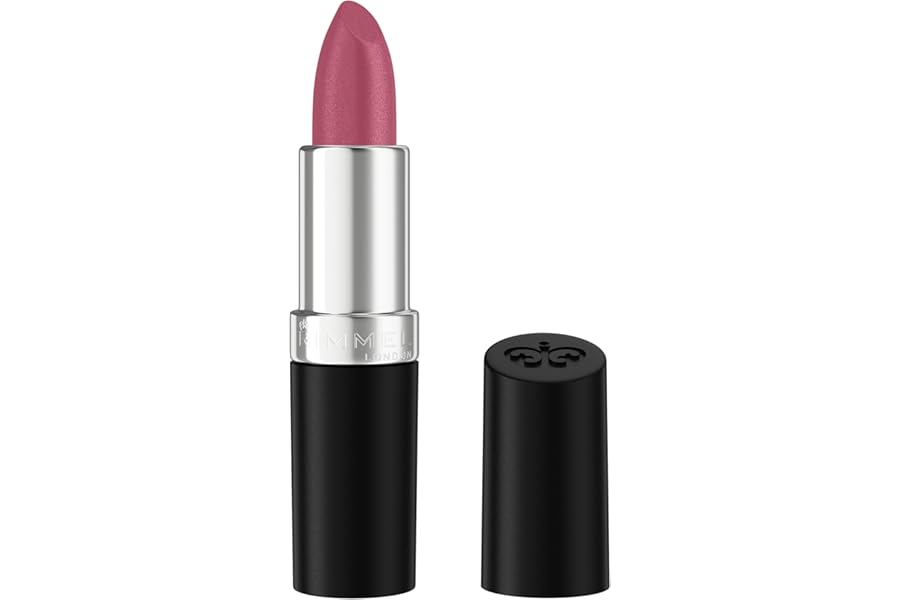 Rimmel Lasting Finish Lipstick 066 Heather Shimmer, Creamy Satin Finish, Long Lasting 8 HR Wear, Comfortable Formula, Rich Pigment