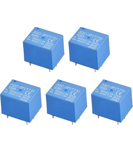 Relais SRD-09VDC 5 Broches 9V DC - Pour Circuit Imprimé 250V 10A - Neuf Générique