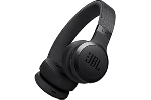 JBL Live 670 NC Cuffie On-Ear Bluetooth Wireless, con Cancellazione Adattiva del Rumore, SmartAmbient, Personi-Fi 2.0, JBL Surround, Connessione Multipoint, fino a 65 Ore di Autonomia, Nero