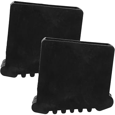 Copripiedi Antiscivolo Per Scale In Gomma – 2 Pezzi 30x70 Mm, Nero, Per Scale Telescopiche E A Pioli