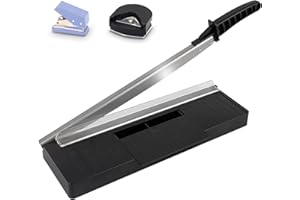 WAPASEZYAR Ręczna krajalnica do papieru A4/B5/A5/B6/B7 ręczna maszyna do cięcia papieru, nożyce do cięcia papieru, nożyc dźwigniowych, idealnie nadaje się do zdjęć, papieru, tektury, najwyższa precyzja