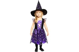 amscan Childs Girls Officially Licensed Peppa Pig Witch Halloween Fancy Dress Costume