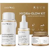 Anyong Salyangoz &Ouml;z&uuml; Nemlendirici, Aydınlatıcı, Yatıştırıcı Cilt Bakım Kiti (TONİK, SERUM, KREM) Niacinamide (50 ML + 12 ML +
