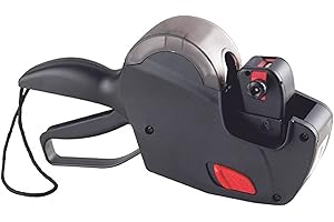 AVERY ZWECKFORM Avery Pince à Étiqueter 1 Ligne Noir (8 caractères) 1 Rouleau Encreur - Étiqueteuse Prix Professionnelle 26 x 12 mm, Ergonomique et Fiable, marquage Prix, Dates, Codes Produits, Visibilité Optimal