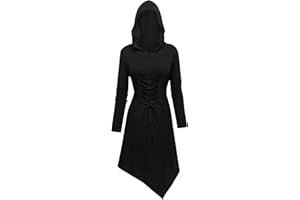 FJKVKDT Halloween Costumes for Women Medieval Costume Women Medieval Dress Women Witch Costume Adult Women