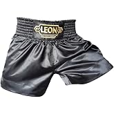 Leon Ground Kick Boks ve Muay Thai Şortu Siyah