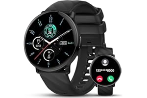 OWMSIC Reloj Inteligente Hombre Mujer, 1.39'' HD Smartwatch con Llamadas Bluetooth, 112+ Modos Deportivos Smart Watch con Pulsómetro SpO2, Monitor de Sueño, Podómetro, IPX7 Reloj Deportivo para Android iOS