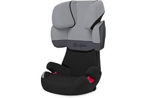 Cybex Silver Siège Auto Solution X, Groupes 2/3 (15-36 kg), De 3 Ans à 12 Ans Environ, Sans ISOFIX, Cobblestone