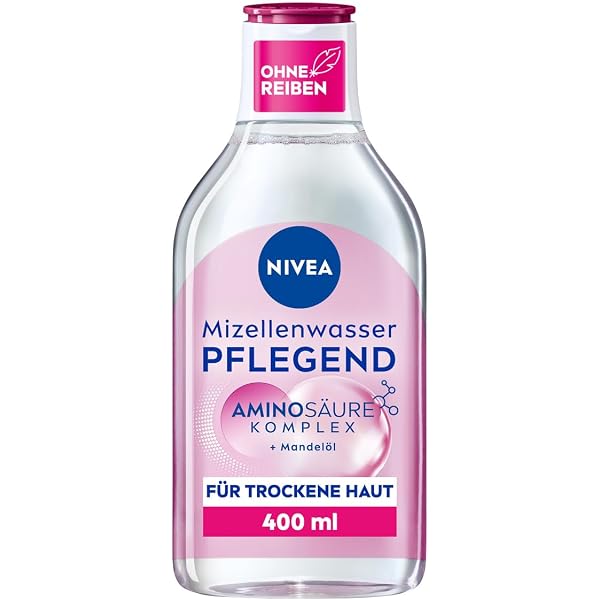 NIVEA Zweiphasiges Mizellenwasser Mit Bio-Öl & Rosenwasser – 400 Ml, Sanfter Make-up-Entferner