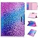 Price comparison product image iPad 9.7 2017 Case,iPad 9.7 2018 Case,Painted PU Leather Magnetic Flip Smart Protective Card Slot Pouch Book Stand Case Cover Auto Sleep / Wake for iPad 9.7 2017 / iPad 9.7 2018 ( iPad 6th )(A1822 A1823 A1893 A1954) - Rainbow Sand