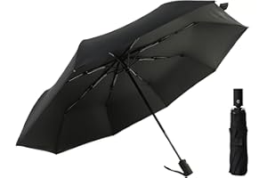BAODINI Parapluie pliant automatique protection UV parapluie de voyage compact à mettre dans son sac