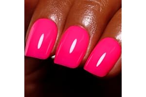 Ozzeal Smalto Semipermanente Unghie Neon, 15ML Rosa Caldo Smalti Semipermanenti Per Unghie Manicure D'avviamento All'arte Smalto Gel Unghie UV Soak Off Led UV Gel Nail Polish Per Donne
