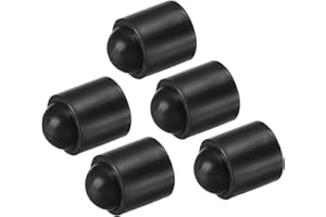 PATIKIL Funda Protectora para Taco de Billar, 5 Piezas Protectores de Goma para el Extremo del Taco de Billar, Cubierta Inferior de la Varilla de Billar, Negro