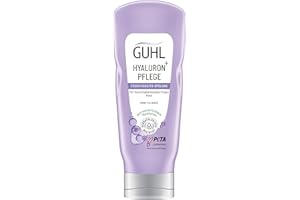 Guhl Hialuron + pielęgnacja odżywka nawilżająca – zawartość: 200 ml – typ włosów: wymagające nawilżenia – z naturalnym kwasem hialuronowym – bez silikonów