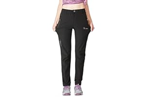 donhobo Damskie spodnie trekkingowe Quick Dry, ultralekkie, odporne na zużycie, ochrona przed promieniowaniem UV, oddychające, spodnie trekkingowe