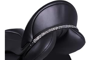 QHP Saddle Jewel Lupine Saddle Accessory Full Size Black Silver