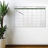 BUFFER&reg; Manyetik Yapışkanlı Bir Aylık Program Planlayıcı Akıllı Statik Duvar Takvimi 85x56 cm