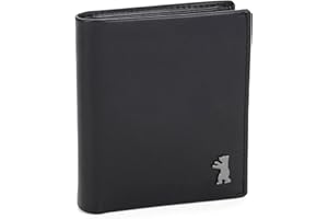 Berliner Bags Premium Portafoglio Rome in Pelle con Protezione RFID, Portacarte Piccolo per Uomini