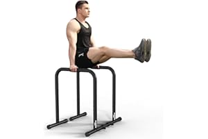 RELIFE REBUILD YOUR LIFE Dip Barras Paralelas Calistenia Gimnasio Casa Push Up Bars Stands Station Ajustable Entrenamineto Musculación Fitness Ejercicio Rehabilitacion Mini Dip Bar