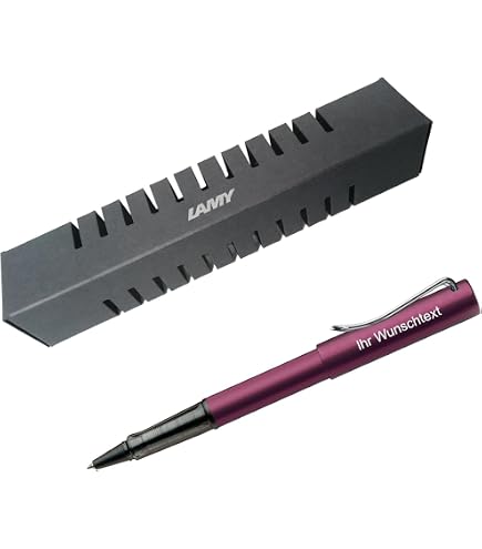 Lamy AL-star Black Kugelschreiber Mit Lasergravur – Schwarz Eloxiert, Inkl. M16 Mine