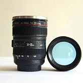 Netavantaj Kamera Lens 3D Tasarım Paslanmaz &Ccedil;elik Termos Kupa Bardak