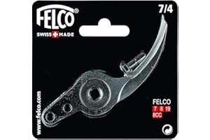 ‎FELCO FELCO Spares Ersatz-Amboss-Klinge 7,8-7/4, hergestellt in der Schweiz, Silber