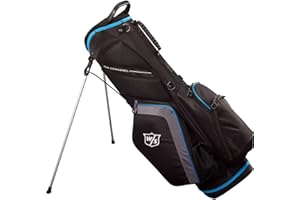 Wilson Staff WS Lite - Bolsa de pie, color negro y azul