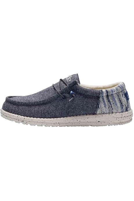 Hey Dude Men's Wally Funk Carbon Blue 