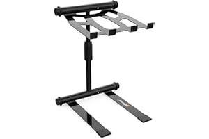 Audibax TOP-30 Soporte Laptop DJ Profesional Plegable con Bolsa