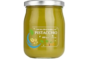 Beurre de pistache premium VED – Fabriqué en Italie | Clean Label, ingrédients naturels | Végétalien et sans gluten (600 g)
